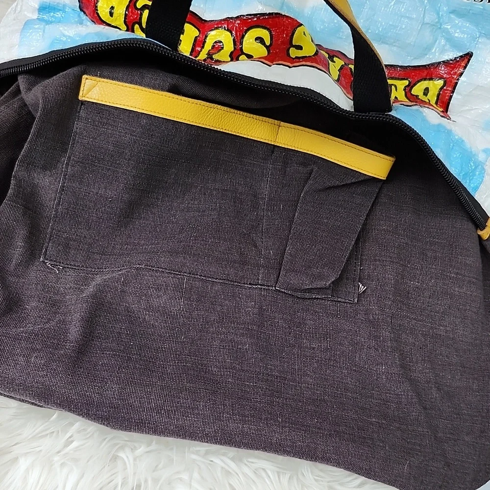 COTTON LINE BY ST ISIDOR CROSSBODY LARGE RICE BAG TOTE - Picture 10 of 13